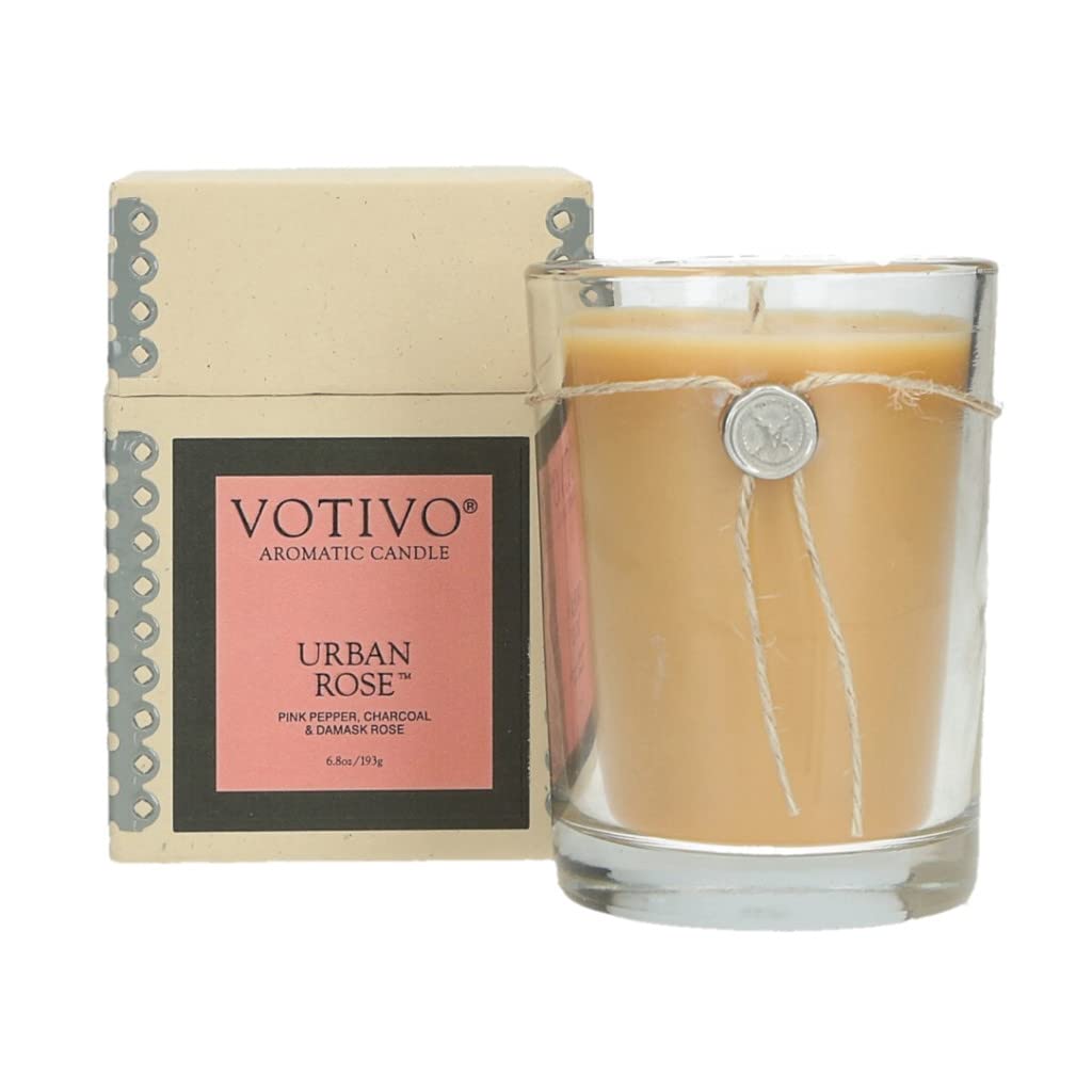 Votivo - Urban Rose 6.8 oz Aromatic Candle
