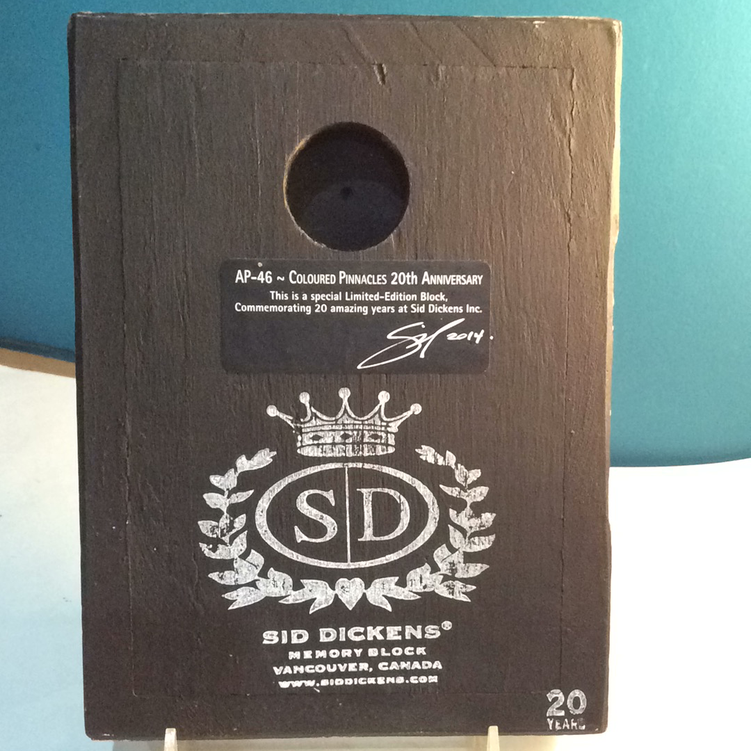 Sid Dickens Memory Block Retired. AP-46. Coloured Pinnacles