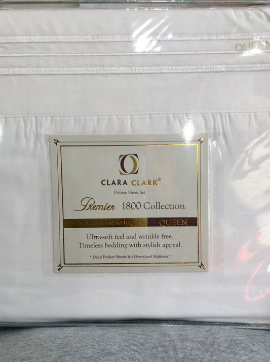 Premier QUEEN SIZE 1800 Thread Count Sheets,