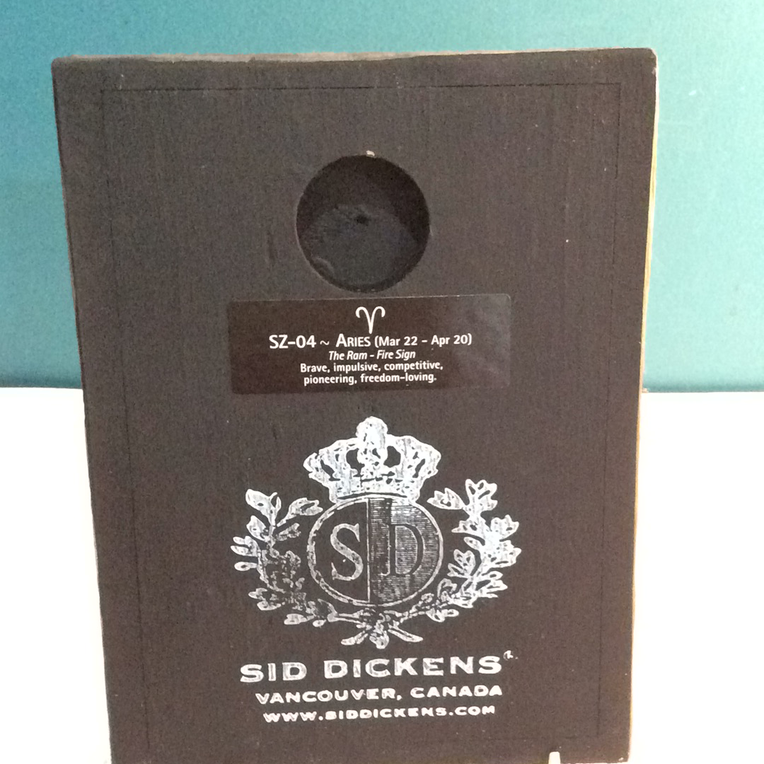 Sid Dickens Memory Block, Zodiac Silver, Aries, Retired. SZ-04.