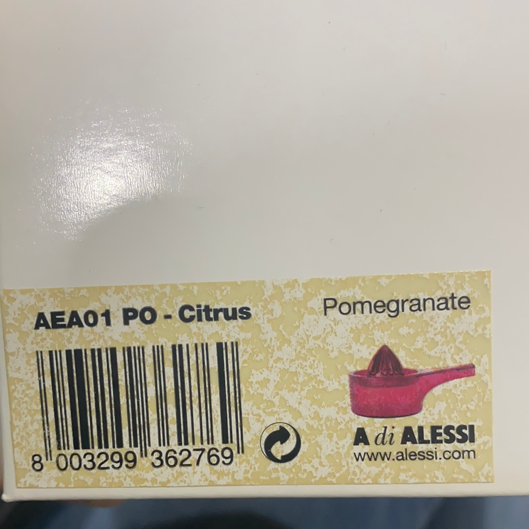 ALESSI Pomegranate Color Citrus Squeezer