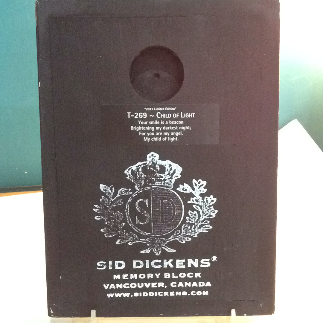 Sid Dickens Memory Block, Retired Rare.T-269. Child of Light.