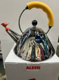 ALESSI 9093/1 Yel/Or. Michael Graves Tea Kettle/Bolitore