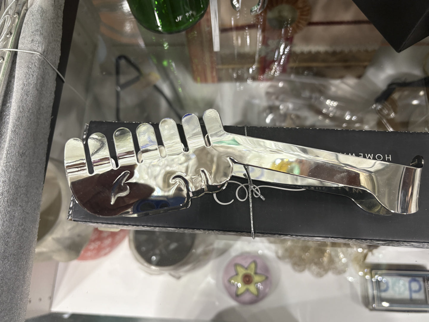 Carrol Boyes Pasta Tongs | "Heads" Design