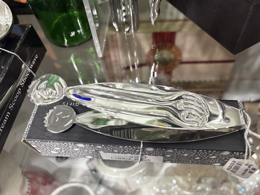 Carrol Boyes Sugar Cube Tongs | Grip with Faces Design