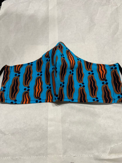 MASKS- Quality in Assorted Ghanaian Wax Prints