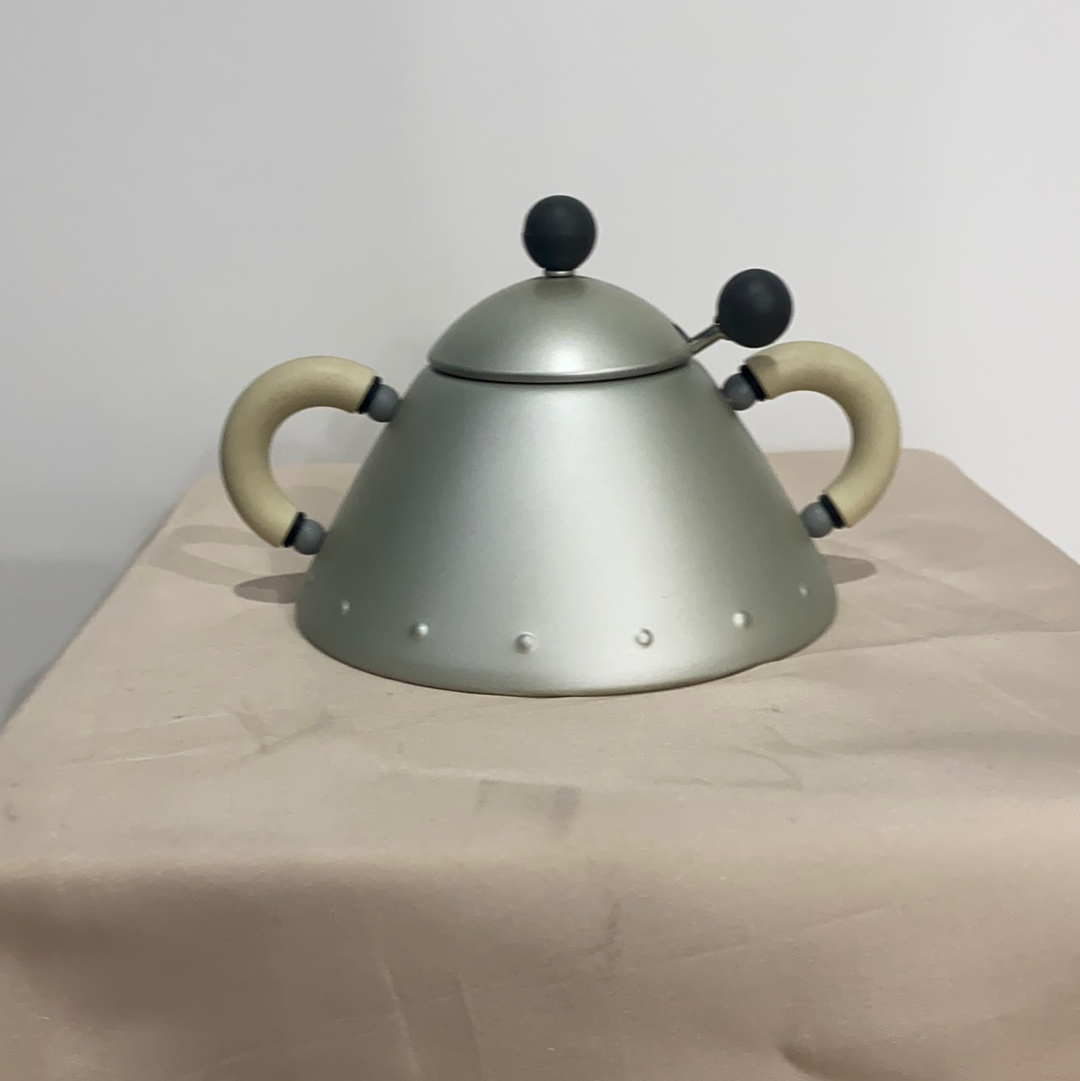 ALESSI Michael Graves Sugar Bowl Gold –