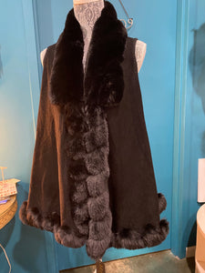 Fall Winter Wear,  Luxurious Faux Fur Vest.