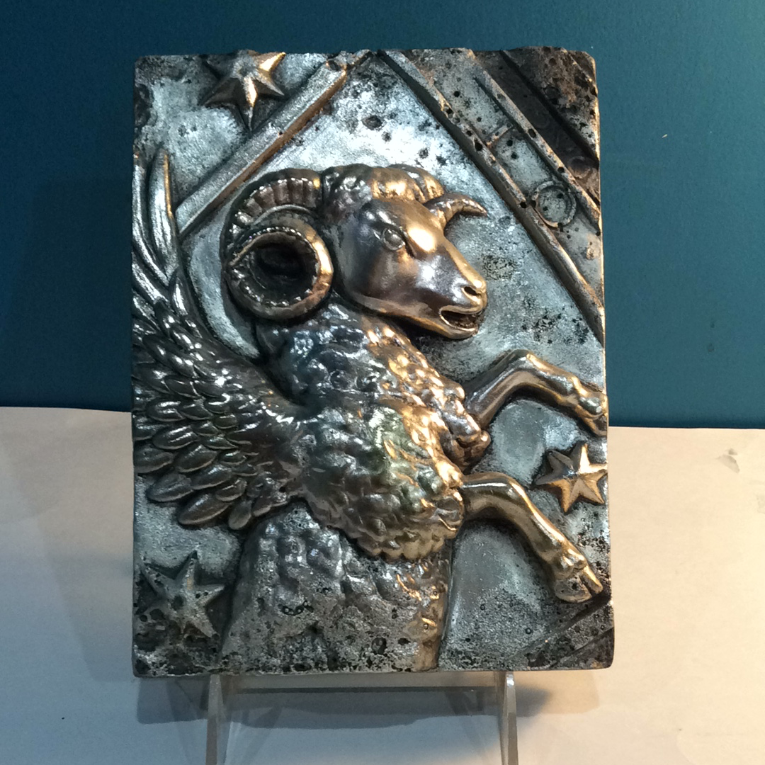 Sid Dickens Memory Block, Zodiac Silver, Aries, Retired