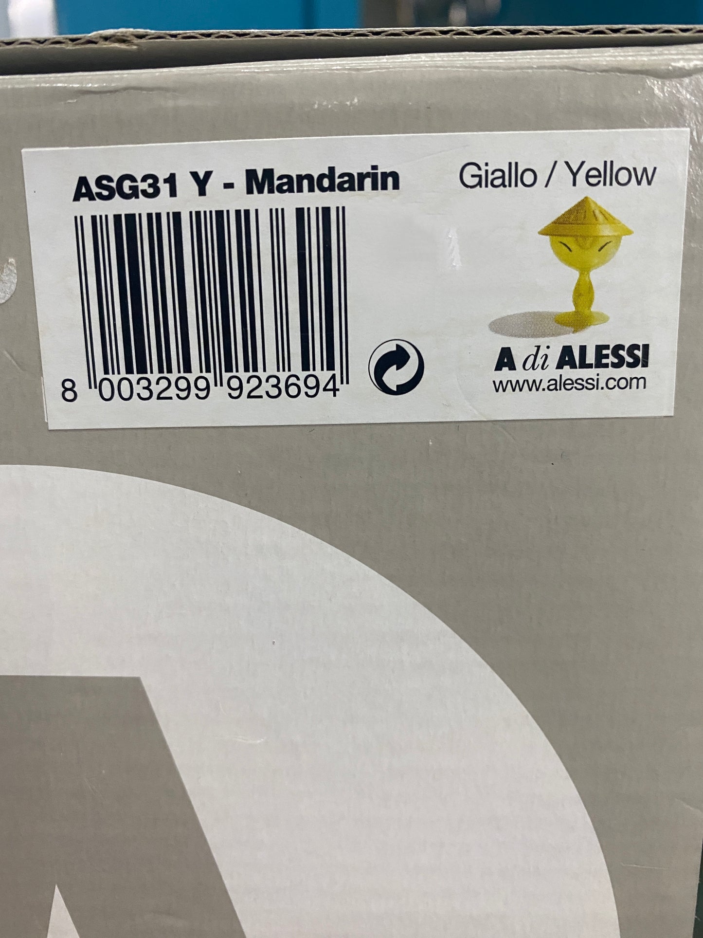 ALESSI Citrus Squeezer Yellow