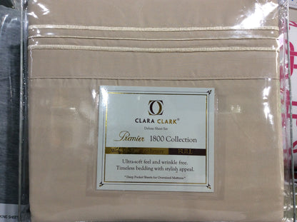 Premier Full Size 1800 Thread Count Sheets