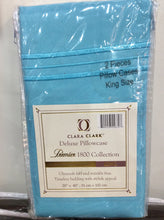 Load image into Gallery viewer, 1800TC Pillowcases  White King Size.
