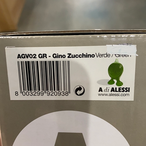 ALESSI Gino Zucchino Sugar Castor Green